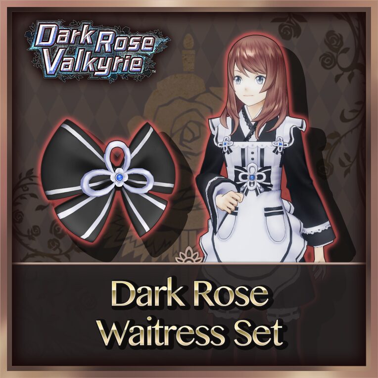 dark rose waitress set