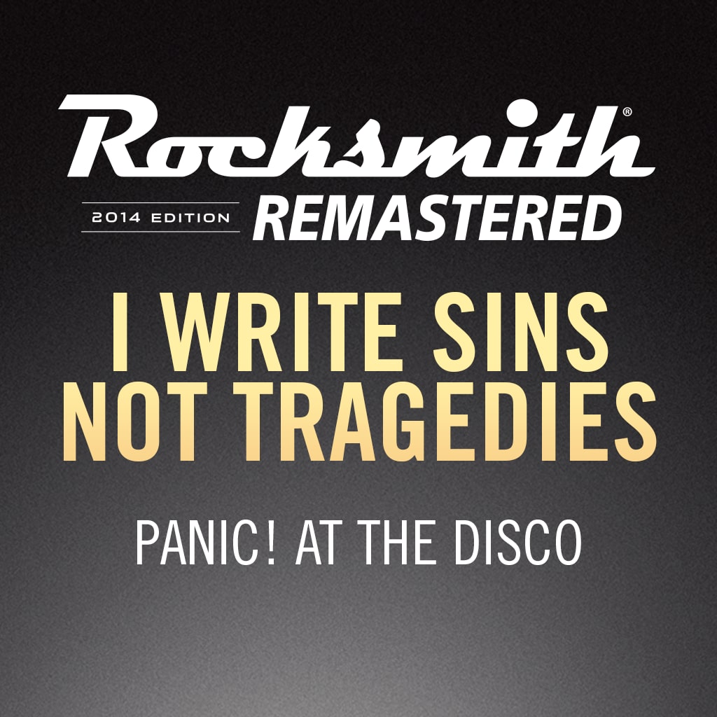 I Write Sins Not Tragedies - Panic! at the Disco