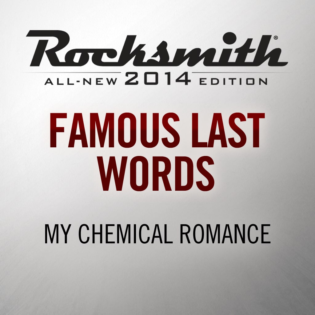 Famous Last Words - My Chemical Romance