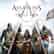 Pakke med tre Assassin's Creed-spill: Black Flag, Unity, Syndi