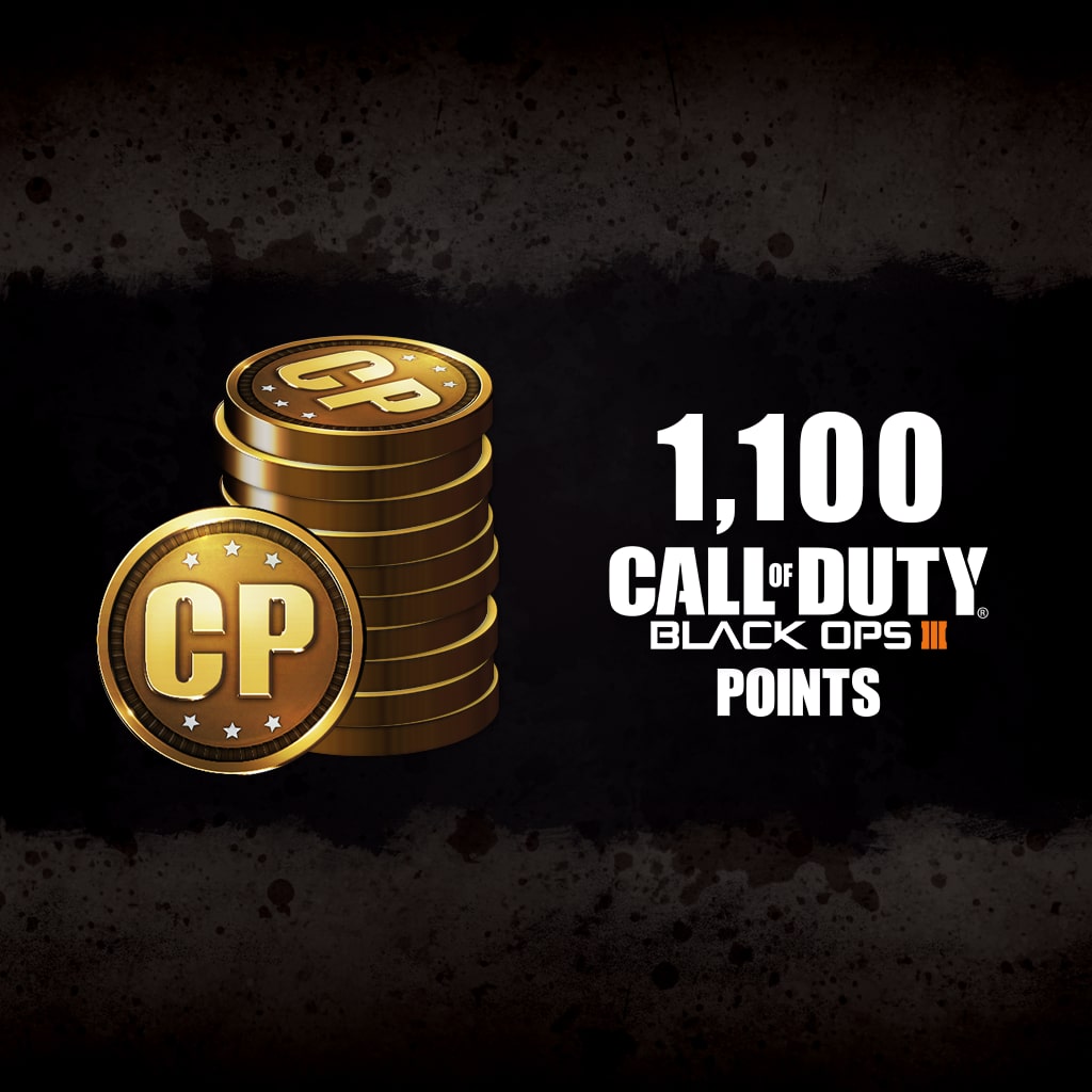 1100 puntos Call of Duty® para Black Ops III