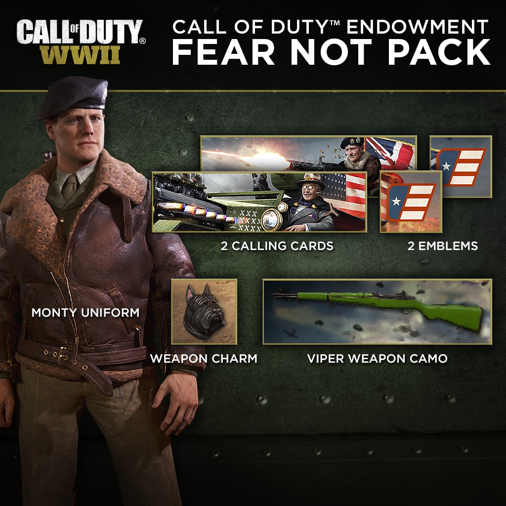 hagl Illusion sløring Call of Duty®: WWII - Call of Duty™ Endowment Fear Not Pack