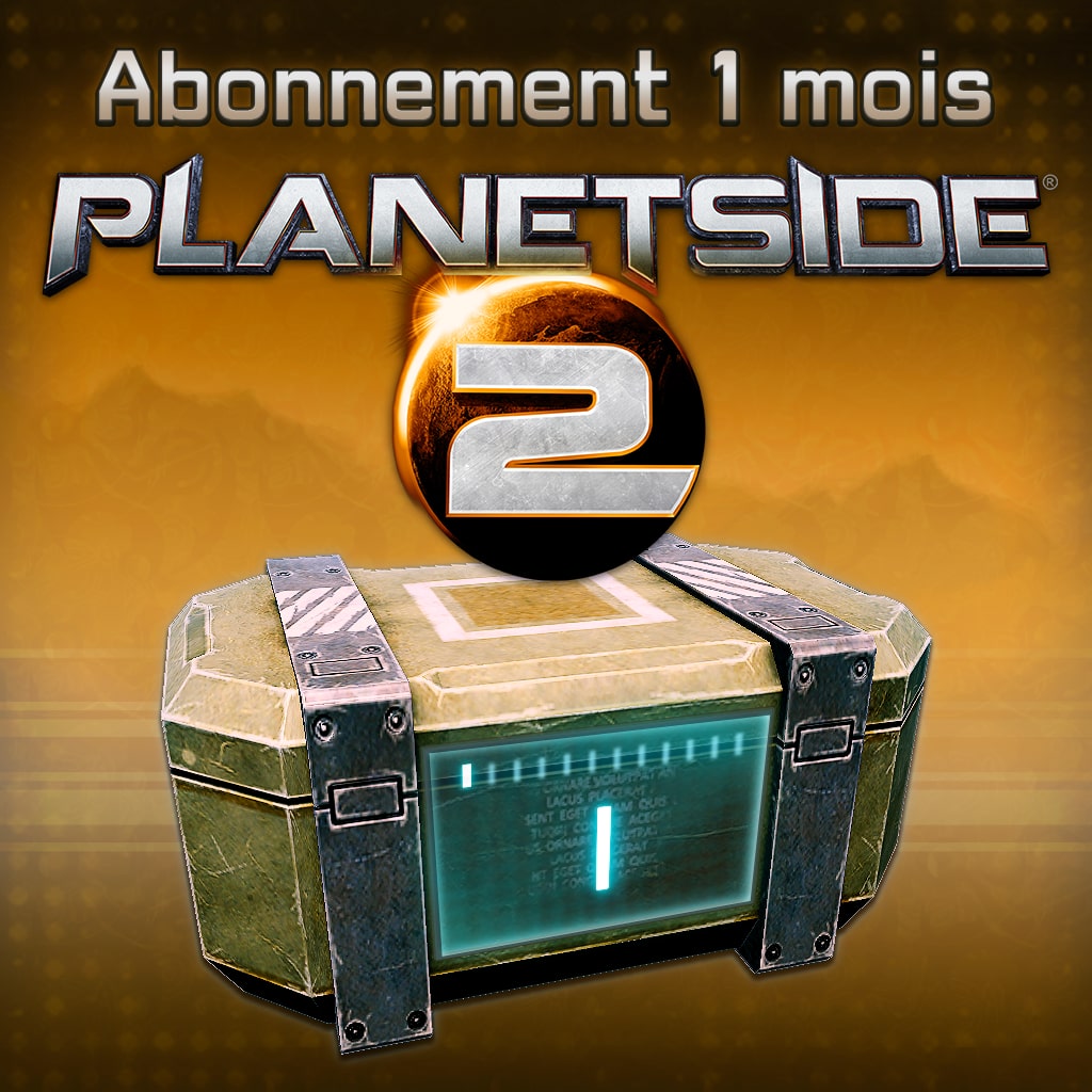 Abonnement PlanetSide 2, 1 mois