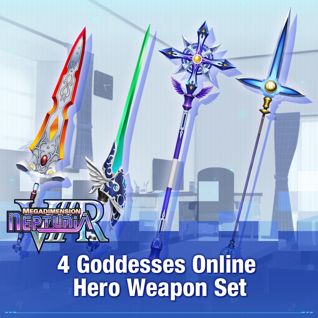 Neptunia VIIR: 4 Goddesses Online Hero Weapon Set