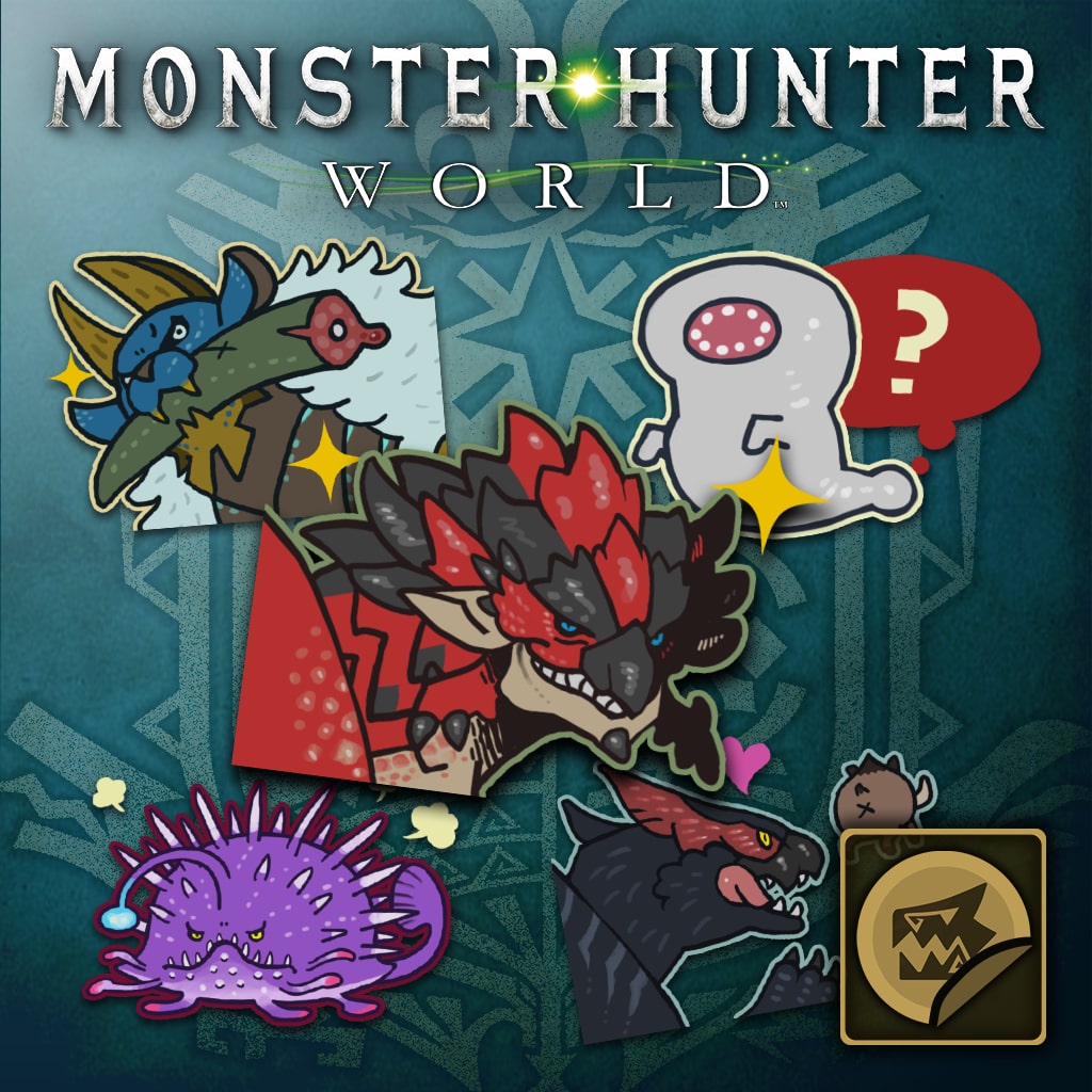Sticker-Set: Klassische Monster