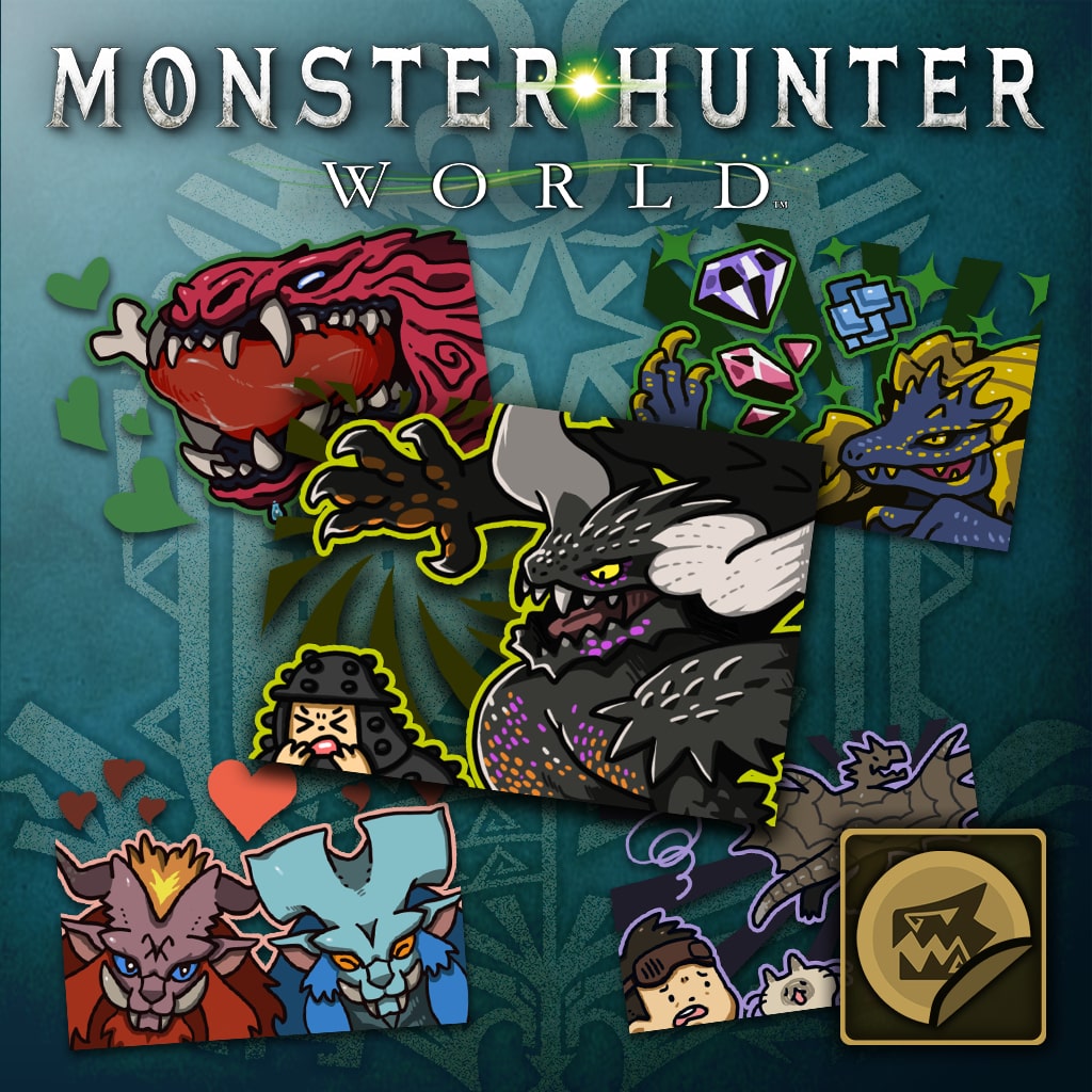 Sticker-Set: Monster der Neuen Welt