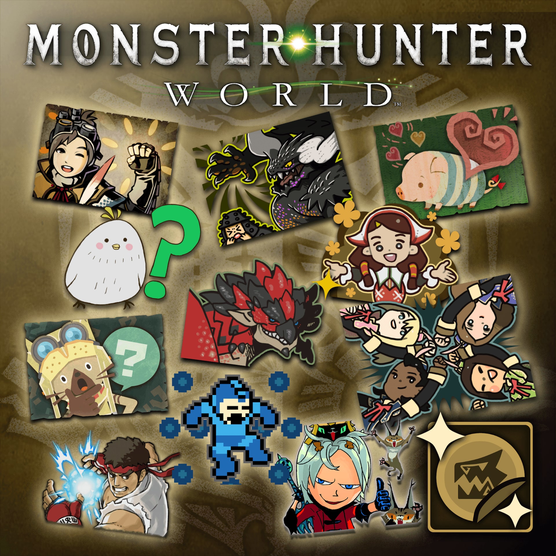 Monster Hunter: World - Complete Sticker Pack