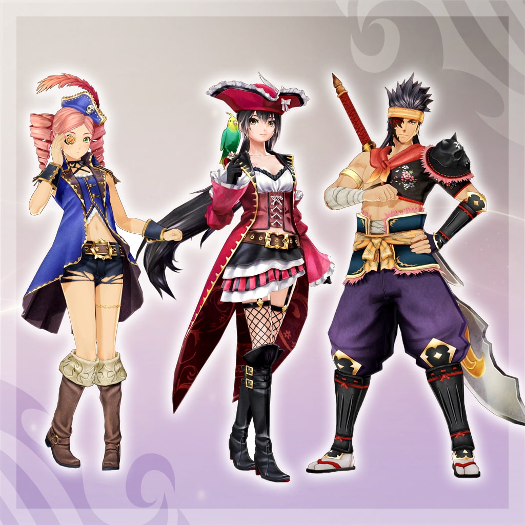 Tales of Berseria - Pirate Costumes Set