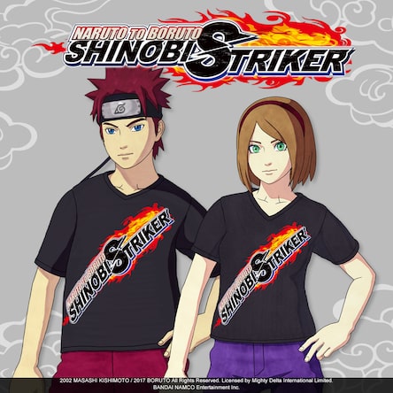 Shinobi Strikers T Shirt Black Gender Neutral English Ver Shinobi Strikers T Shirt Black Gender Neutral English Ver