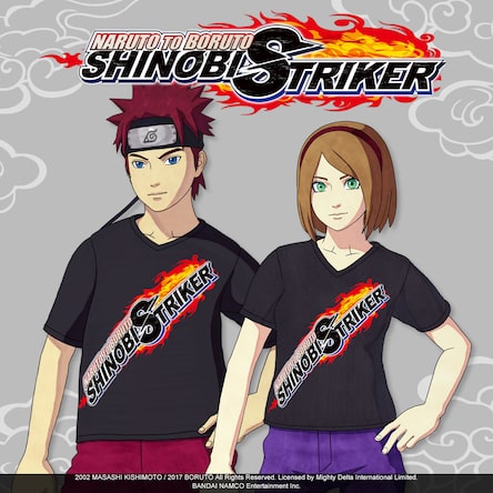 Shinobi Strikers T Shirt Black Gender Neutral English Ver