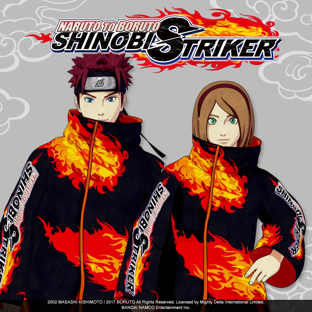 Shinobi Strikers Coat (Full): Black (Gender-Neutral) (English Ver.)