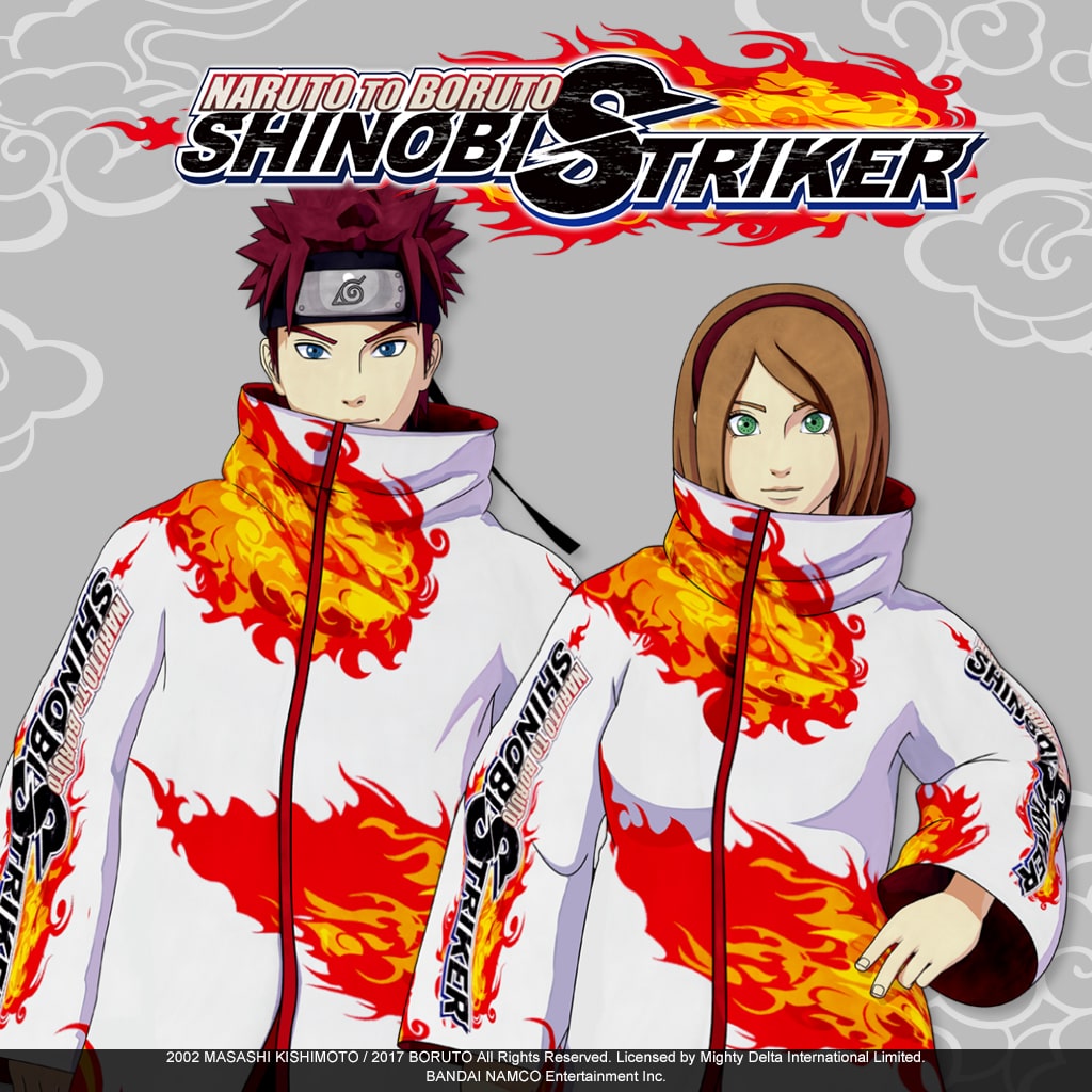 Shinobi Strikers Coat (Full): White (Gender-Neutral) (English Ver.)