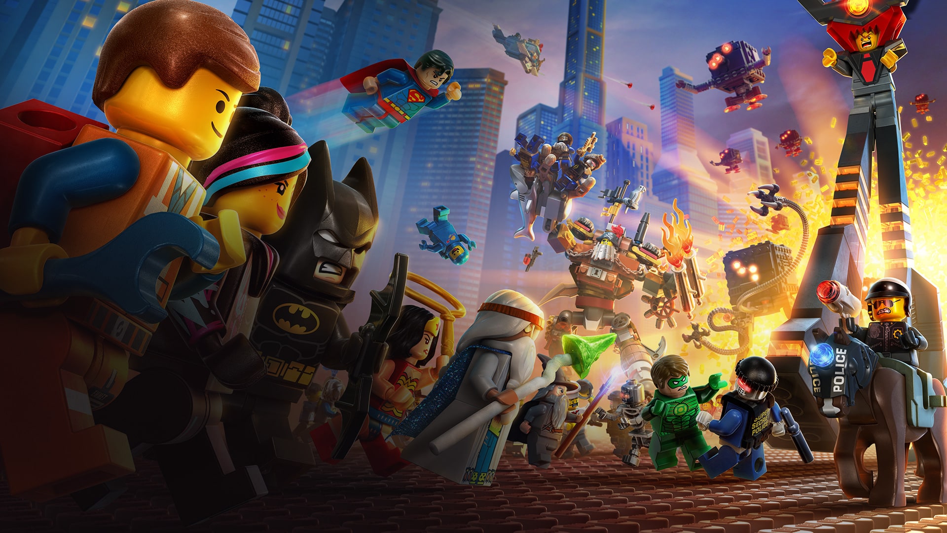 where to change the graphic settings on lego movie pc game