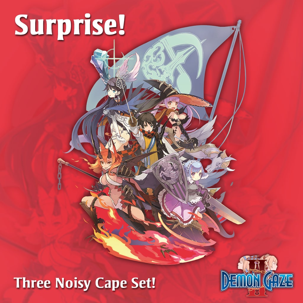 Demon Gaze II - Surprise! Three Noisy Cape Set!