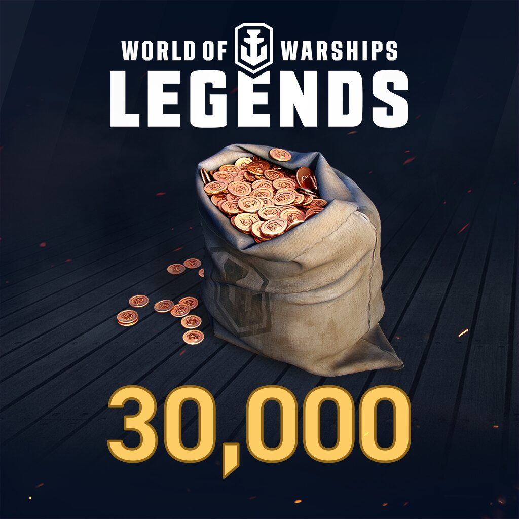 World of Warships: Legends - 30,000 Doubloons PS5