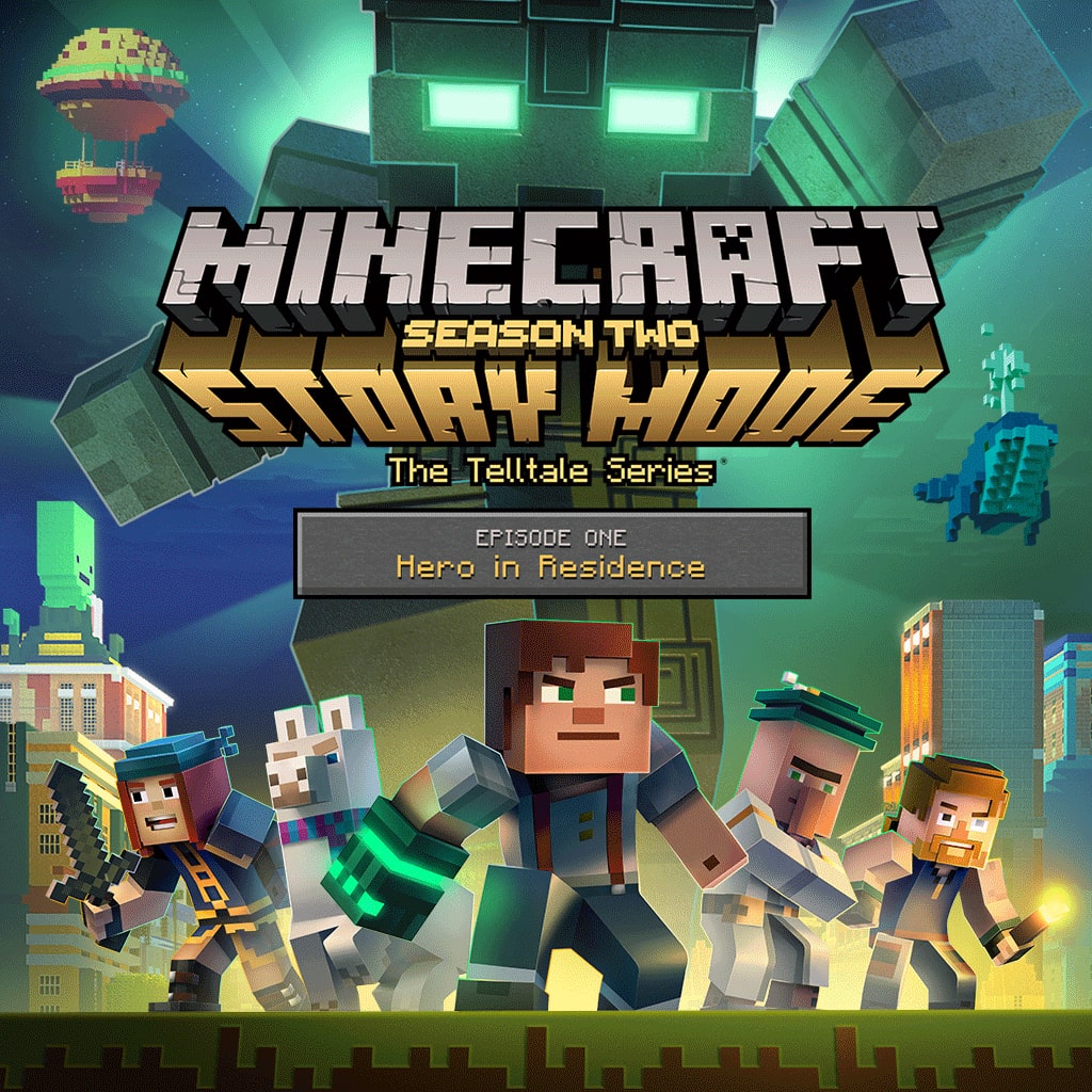 Minecraft Story Mode Season 1 e 2 + DLCs - PS5 - Tróia Games Locadora