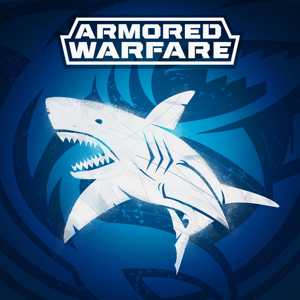 Armored Warfare – Calcomanía de tiburón blanco