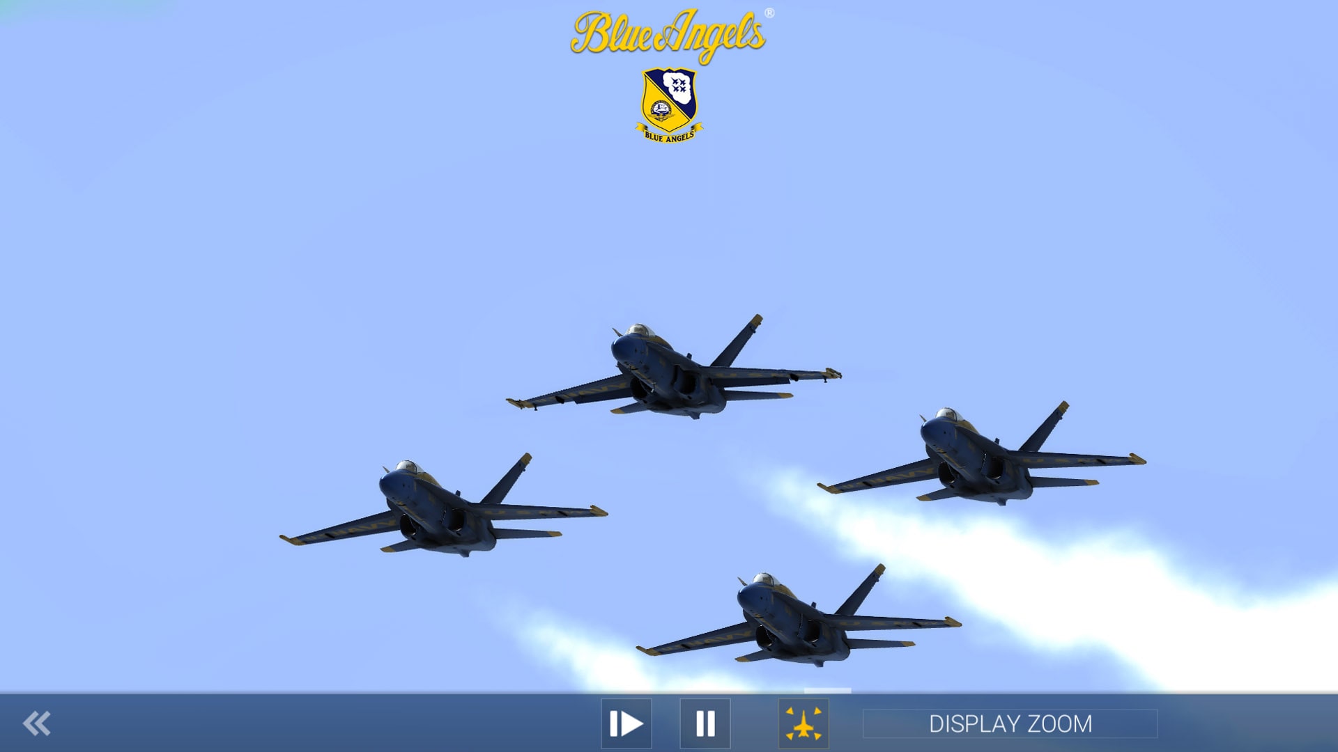 Blue Angels Aerobatic Flight Simulator