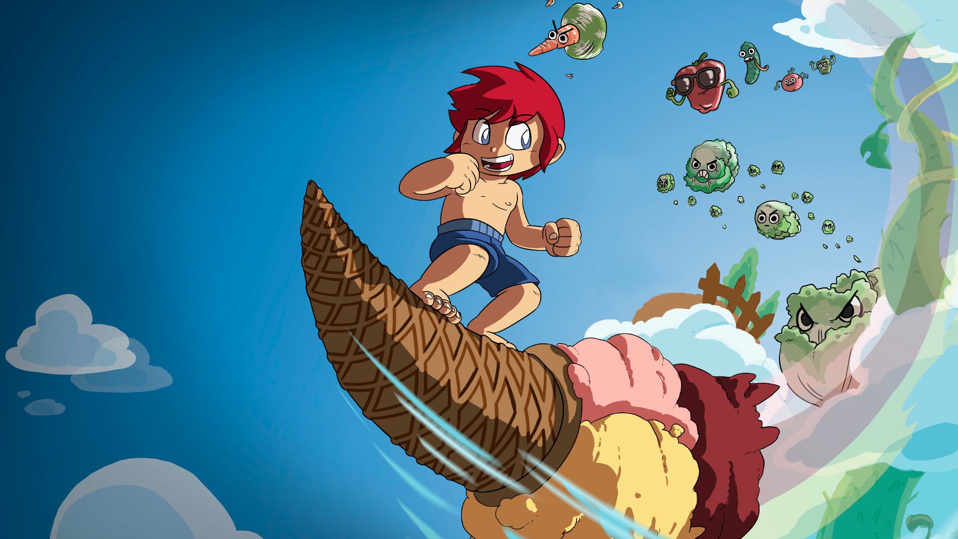 Ice Cream Surfer Bundle Game + Theme