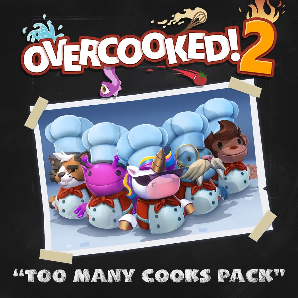 Overcooked! 2 - Too Many Cooks Pack (English/Chinese/Korean/Japanese Ver.)