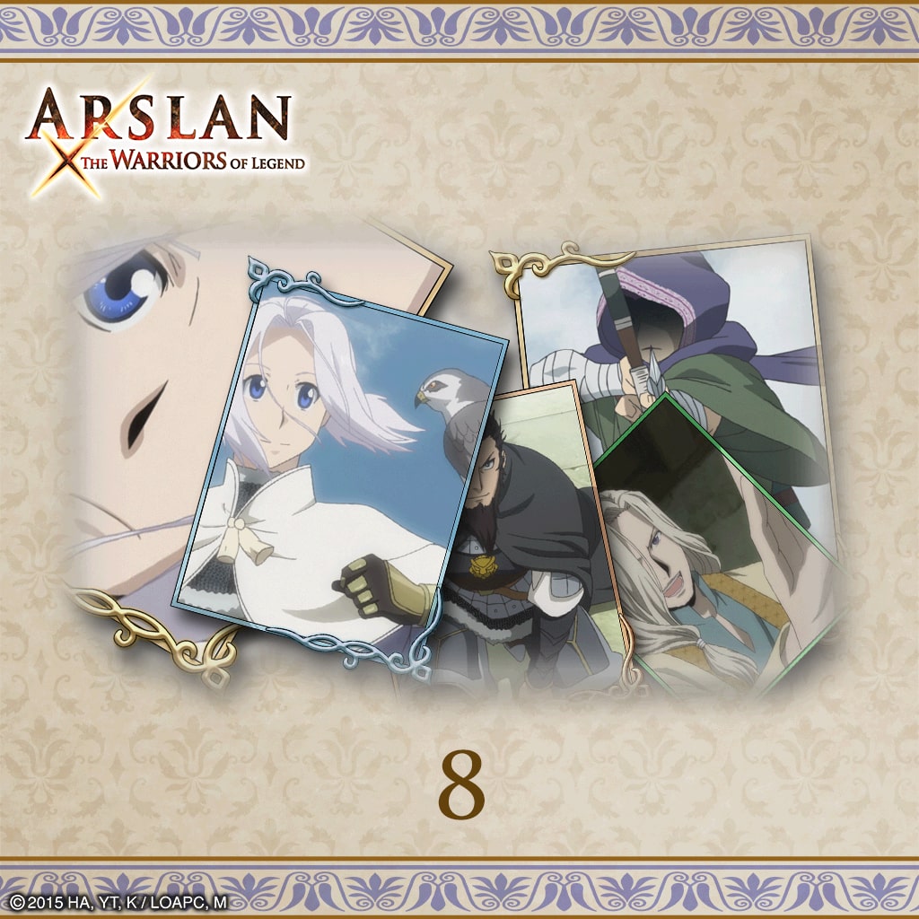 ARSLAN - 8 zestaw Skill Card