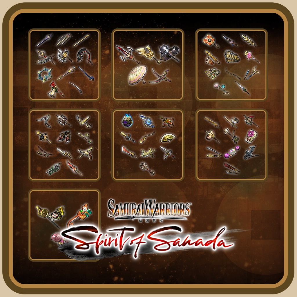 SW: Spirit of Sanada - Pack complet d'armes supplémentaires
