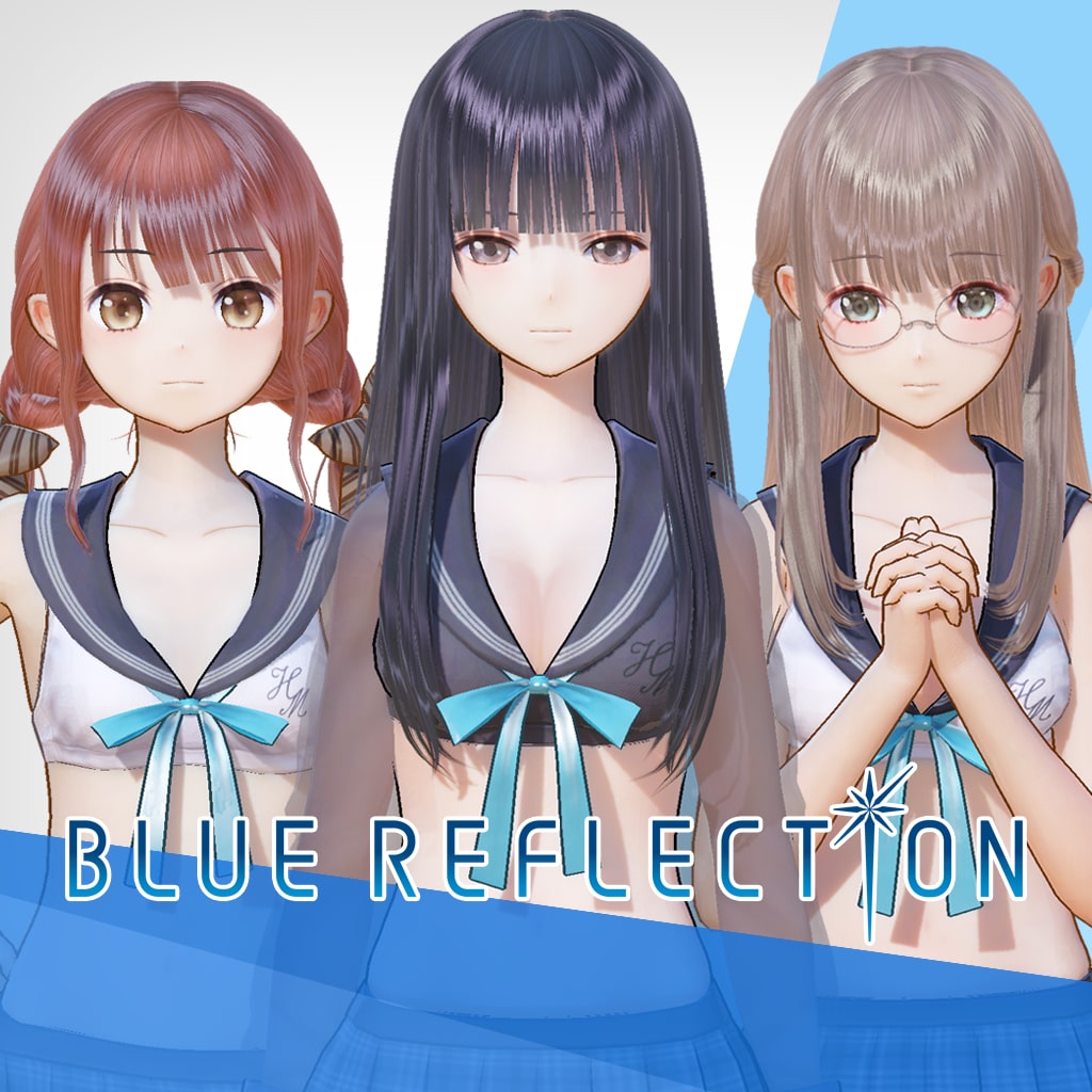 BLUE REFLECTION: Sailor Swimsuits set D (Sanae, Ako, Yuri)