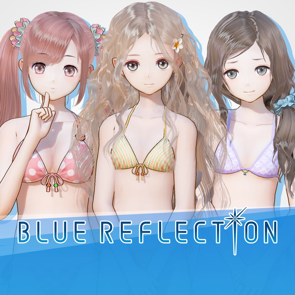BLUE REFLECTION: Vacation Style Set C (Lime, Fumio, Chihiro)
