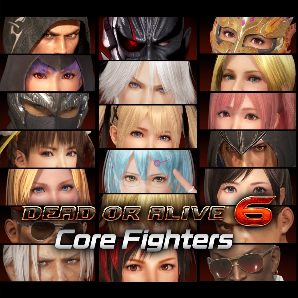 مجموعة مكونة من 20 شخصية في DEAD OR ALIVE 6: Core Fighters