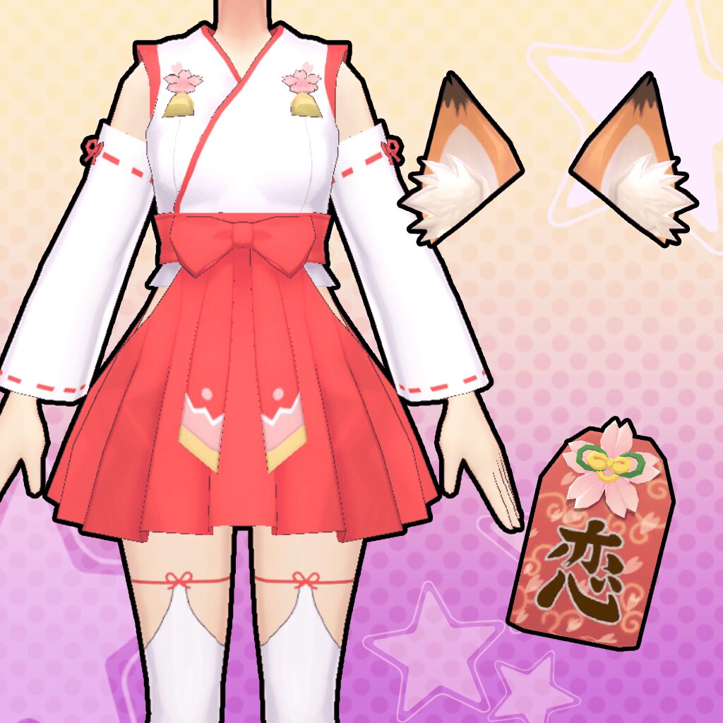 Gal*Gun: Double Peace 'Shrine Maiden' Costume Set