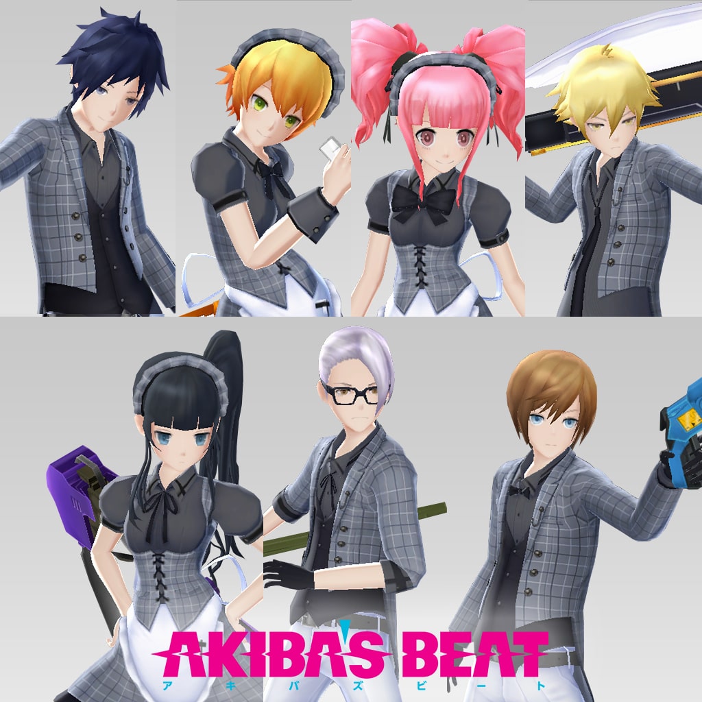 Akiba's Beat - Exclusive Maid/Butler Costume Set [Cross-Buy]