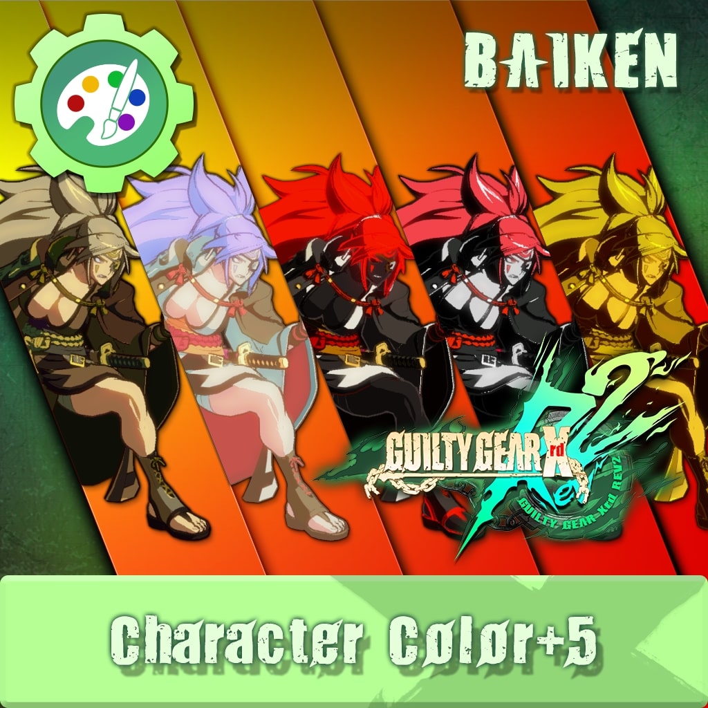 GUILTY GEAR Xrd Rev.2 Additional Character Color - BAIKEN