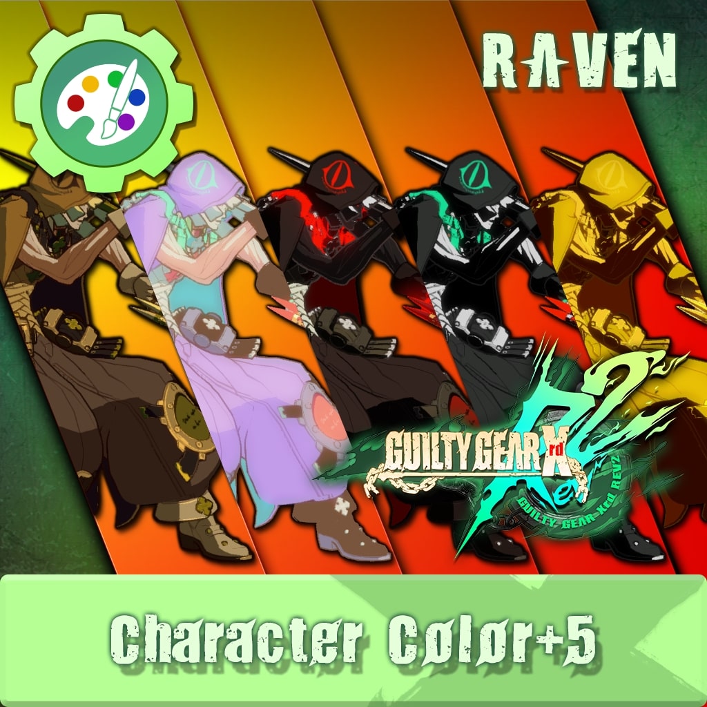 GUILTY GEAR Xrd Rev.2 Additional Character Color - RAVEN