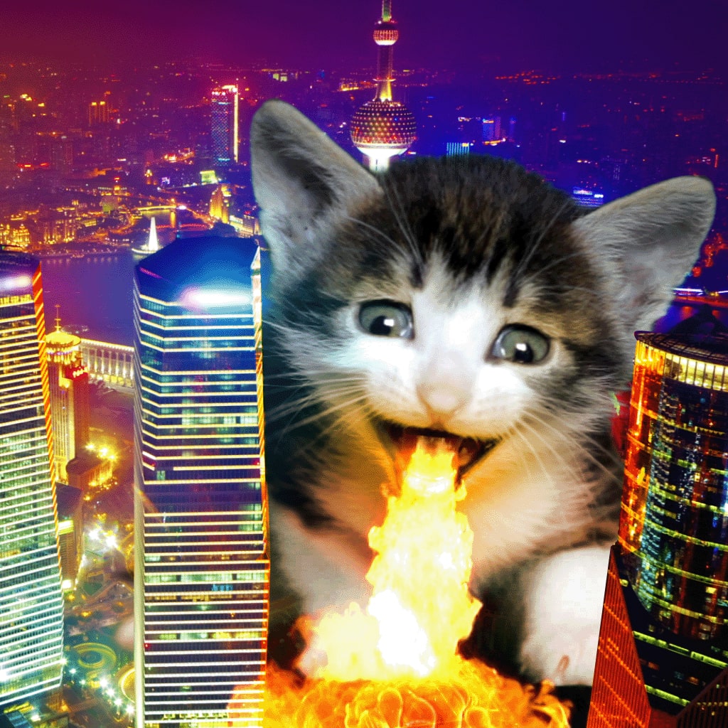 BRIKS 2 Catzilla Fire Avatar