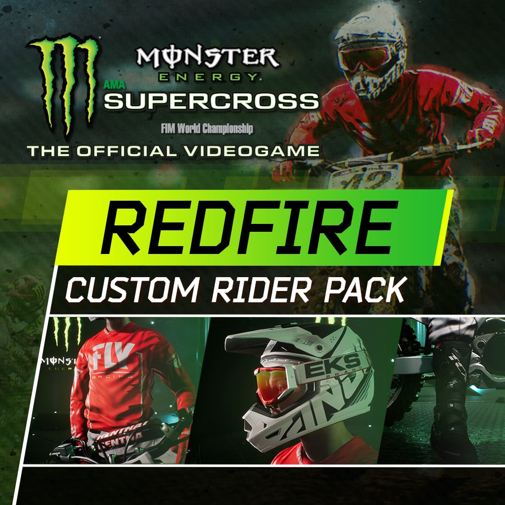 Monster Energy Supercross - Redfire Custom Rider Pack (英文版)