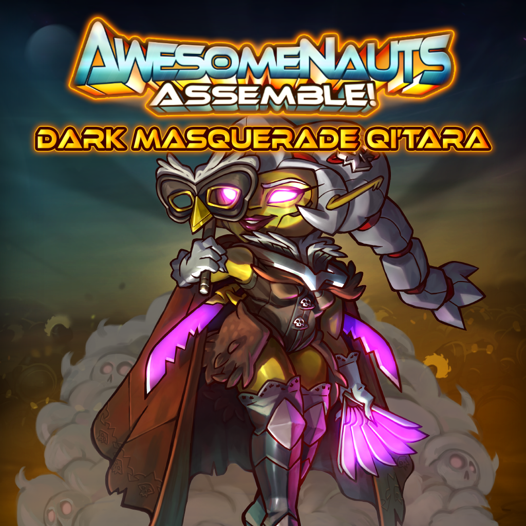 Dark Masquerade Qi'Tara - Awesomenauts Assemble! Skin