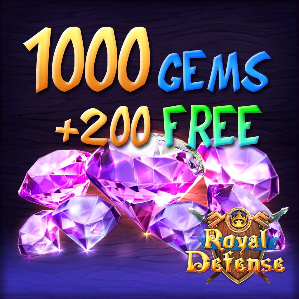 Royal Defense: 1 000 crystals +200