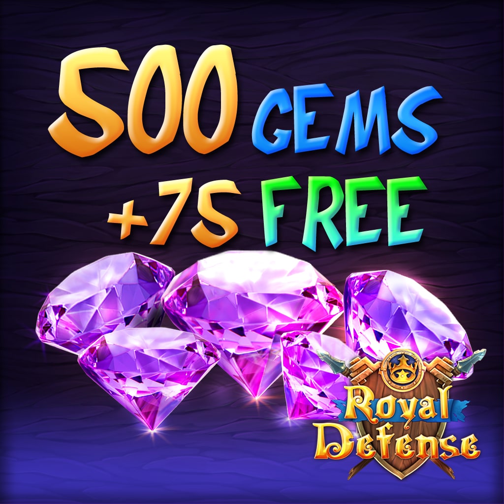 Royal Defense: 500 crystals +75