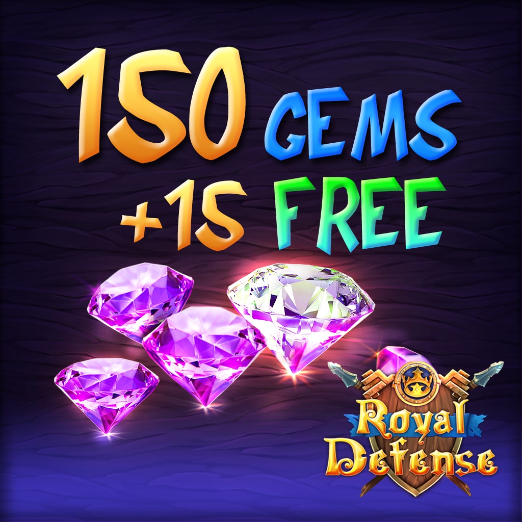 Royal Defense: 150 crystals +15
