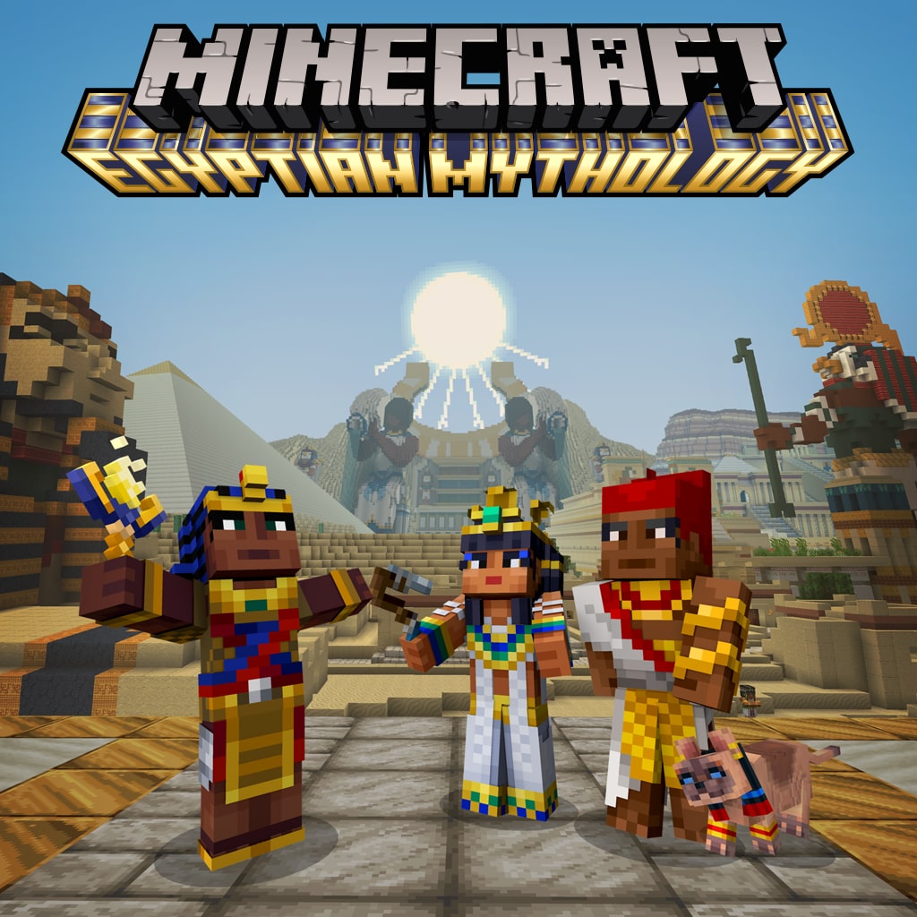 Minecraft-mashup Egyptische mythologie