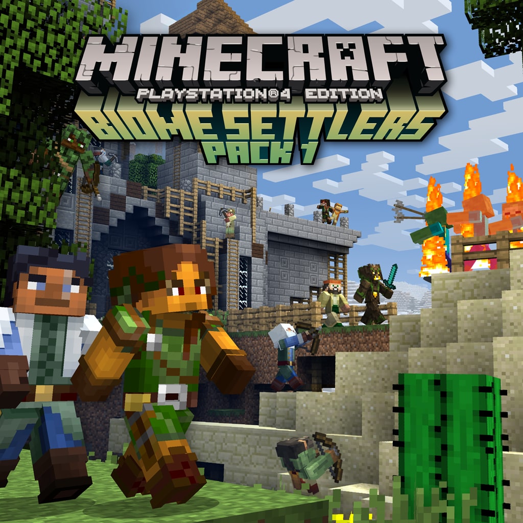 Minecraft: حزمة Biome Settlers Skin Pack 1