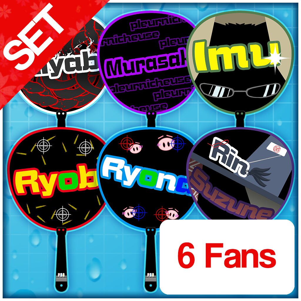 Hebijo Clandestine Girl's Academy Fan Set