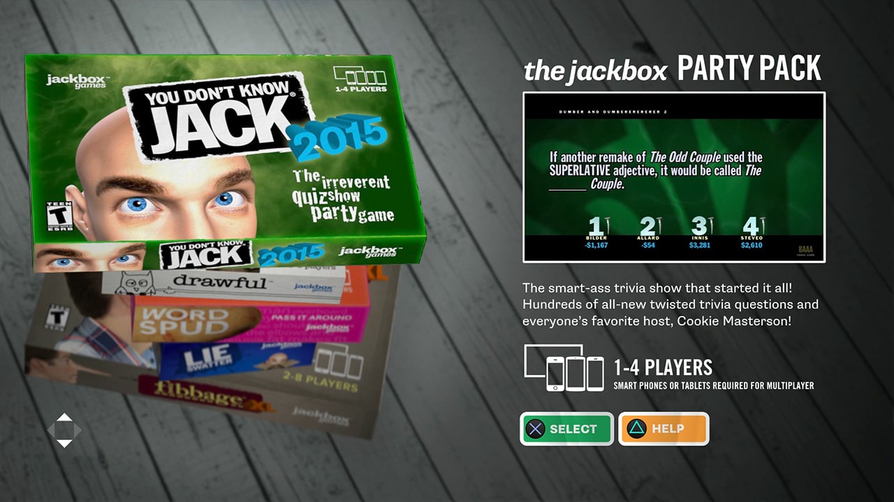 jackbox party pack psn