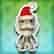LittleBigPlanet™ Disfraz con barba y gorro de Papá Noel