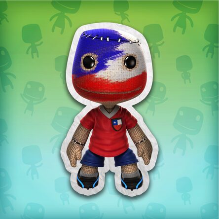 Littlebigplanet Chile Fussballfan Kostum