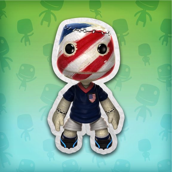 LittleBigPlanet™: USA-Fußballfan-Kostüm