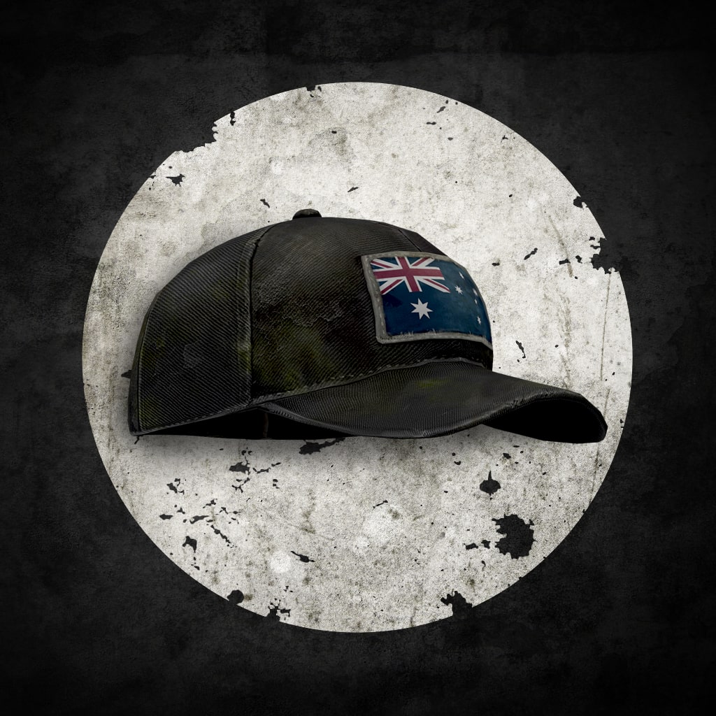 Gorra con bandera australiana