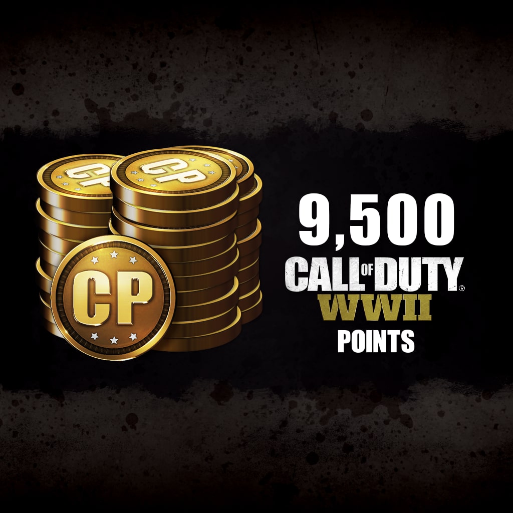 9,500 Call of Duty®: WWII Points (English/Chinese/Korean Ver.)