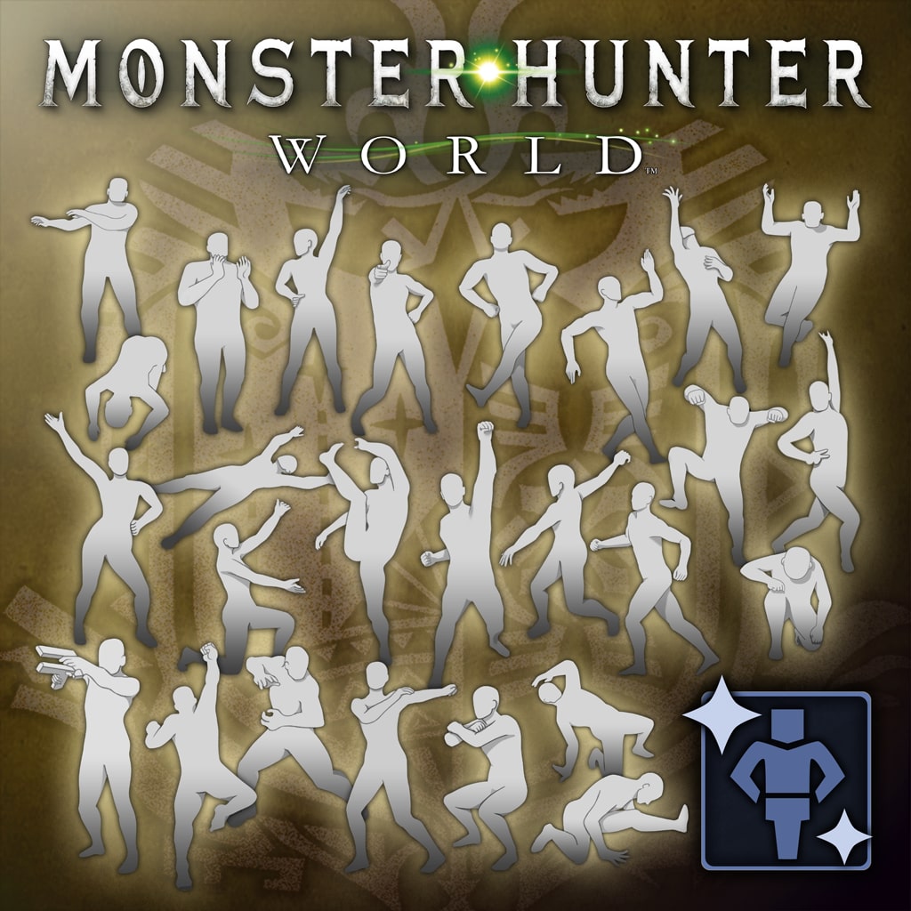 Monster Hunter: World - Complete Gesture Pack (English/Chinese/Korean/Japanese Ver.)