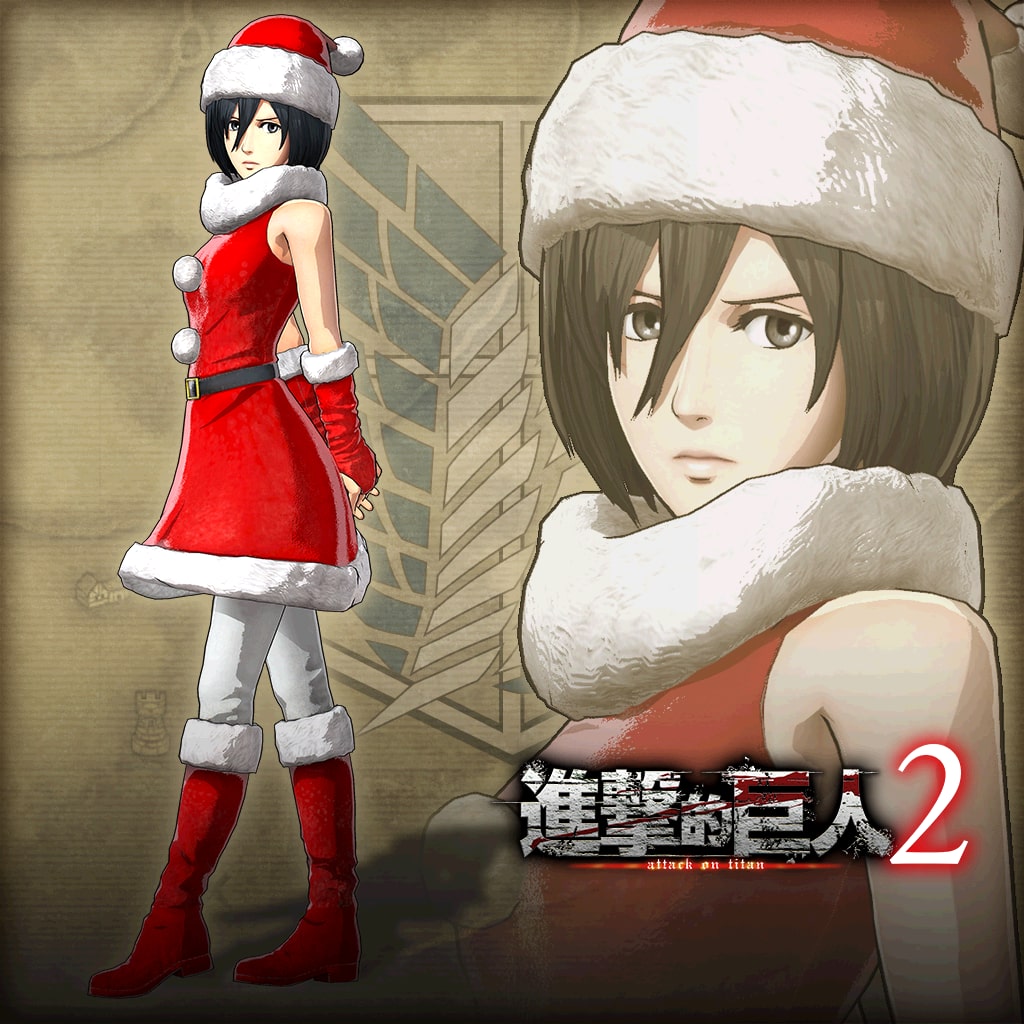 Additional Mikasa Costume: "Christmas Outfit" (Chinese/Korean Ver.)